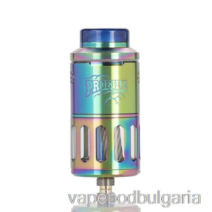 Vape 10000 Дръпки Wotofo Profile 25mm Rdta Rainbow